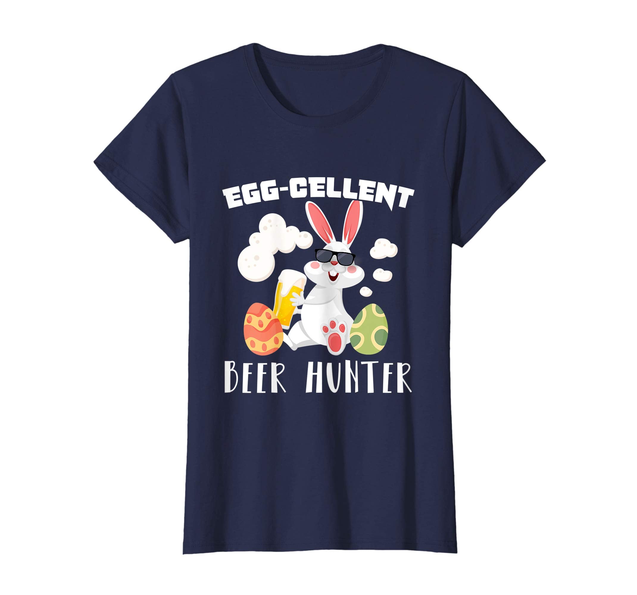 Egg-Cellent Beer Hunter Shirt Easter Bunny T-Shirt Gifts