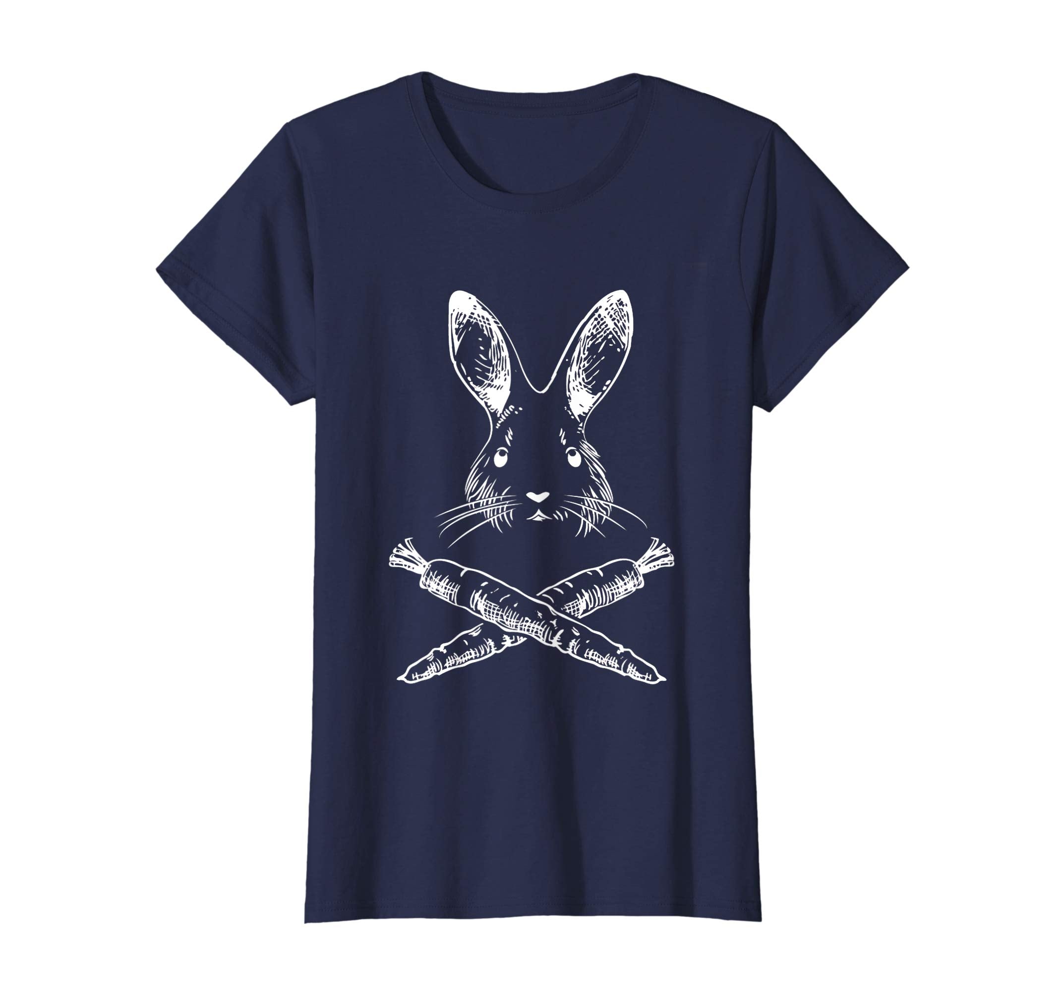 Crazy Dog T-Shirts Jolly Roger Easter T Shirt Funny Bunny Sk