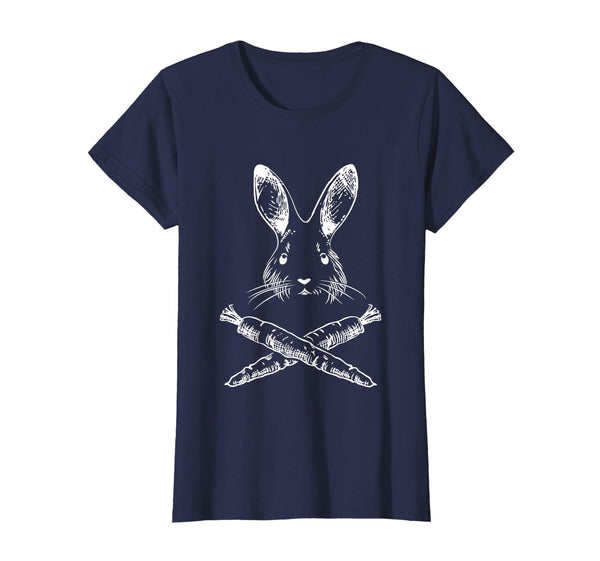 Crazy Dog T-Shirts Jolly Roger Easter T Shirt Funny Bunny Sk