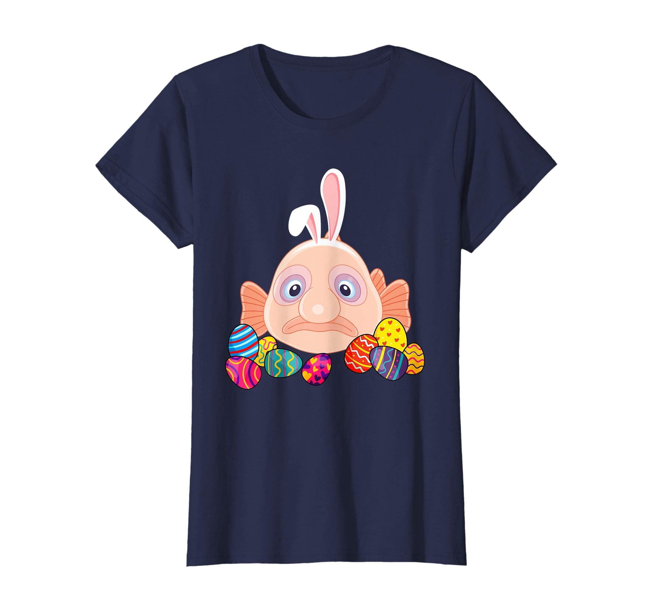 Blob Fish Bunny Ear With Egg Easter Easter Day Shirt