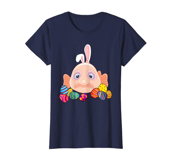 Blob Fish Bunny Ear With Egg Easter Easter Day Shirt
