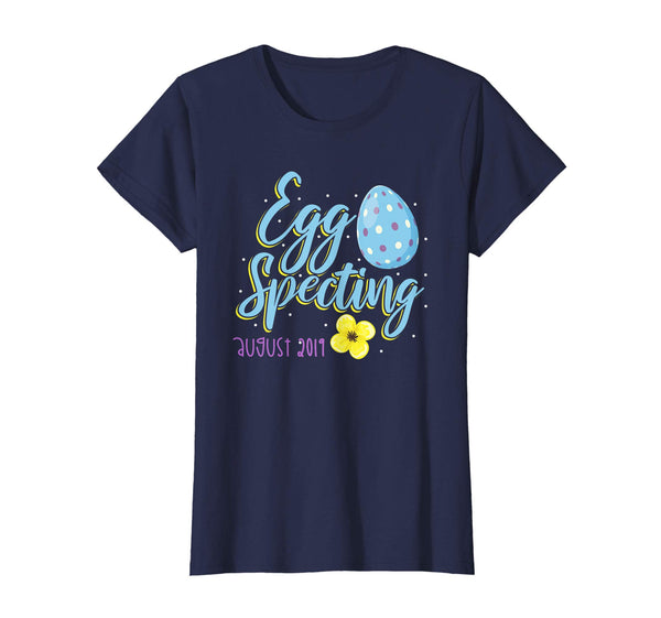 Eggspecting a Baby T Shirt Pregnant Easter Egg August 2019
