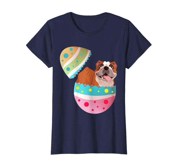 Bulldog Easter Egg T-shirt Funny Bulldog Easter Outfit Gift