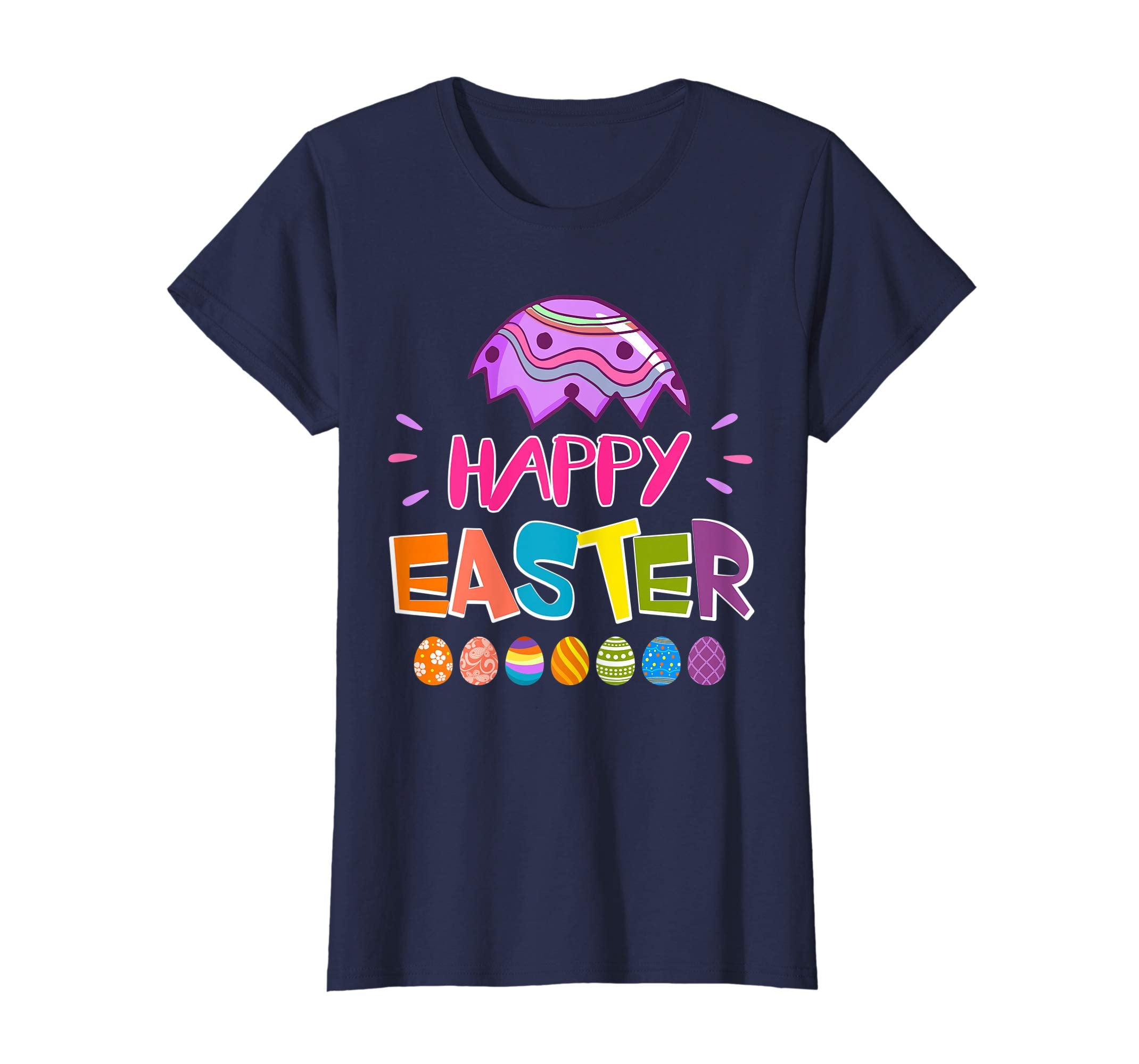 Happy Easter T-Shirt Funny Easter Eggs Novelty Shirt Gift