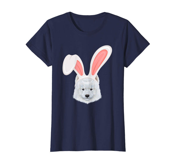 American Eskimo Dressed As Easter Bunny Rabbit Ears T-Shirt