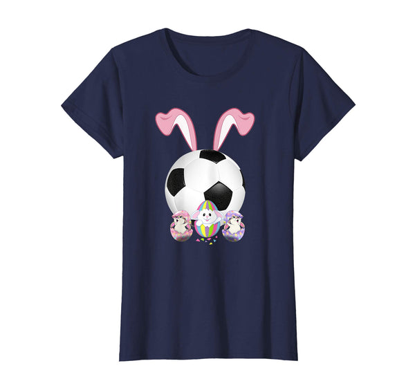 Soccer Easter Bunny Egg T-Shirt Funny For Men Women