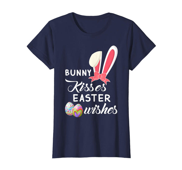 Bunny kisses Easter wishes Funny Rabbit Easter T Shirt