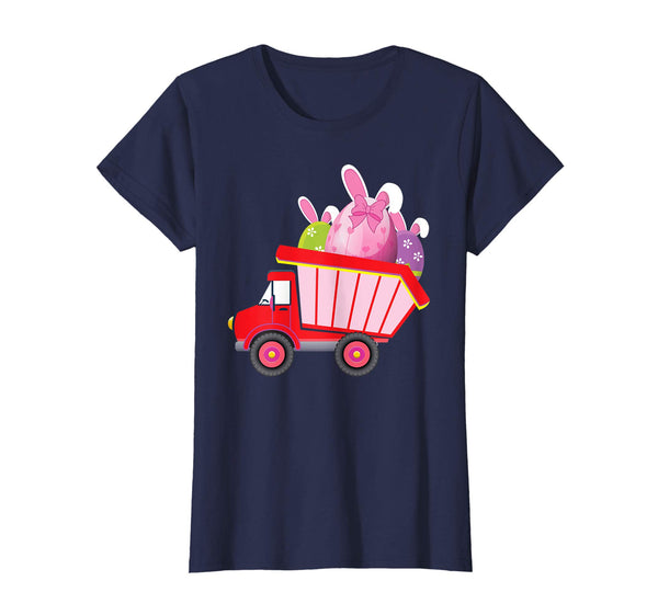 Easter Dump Truck Bunny Eggs Delivering T-Shirt Boys Girls