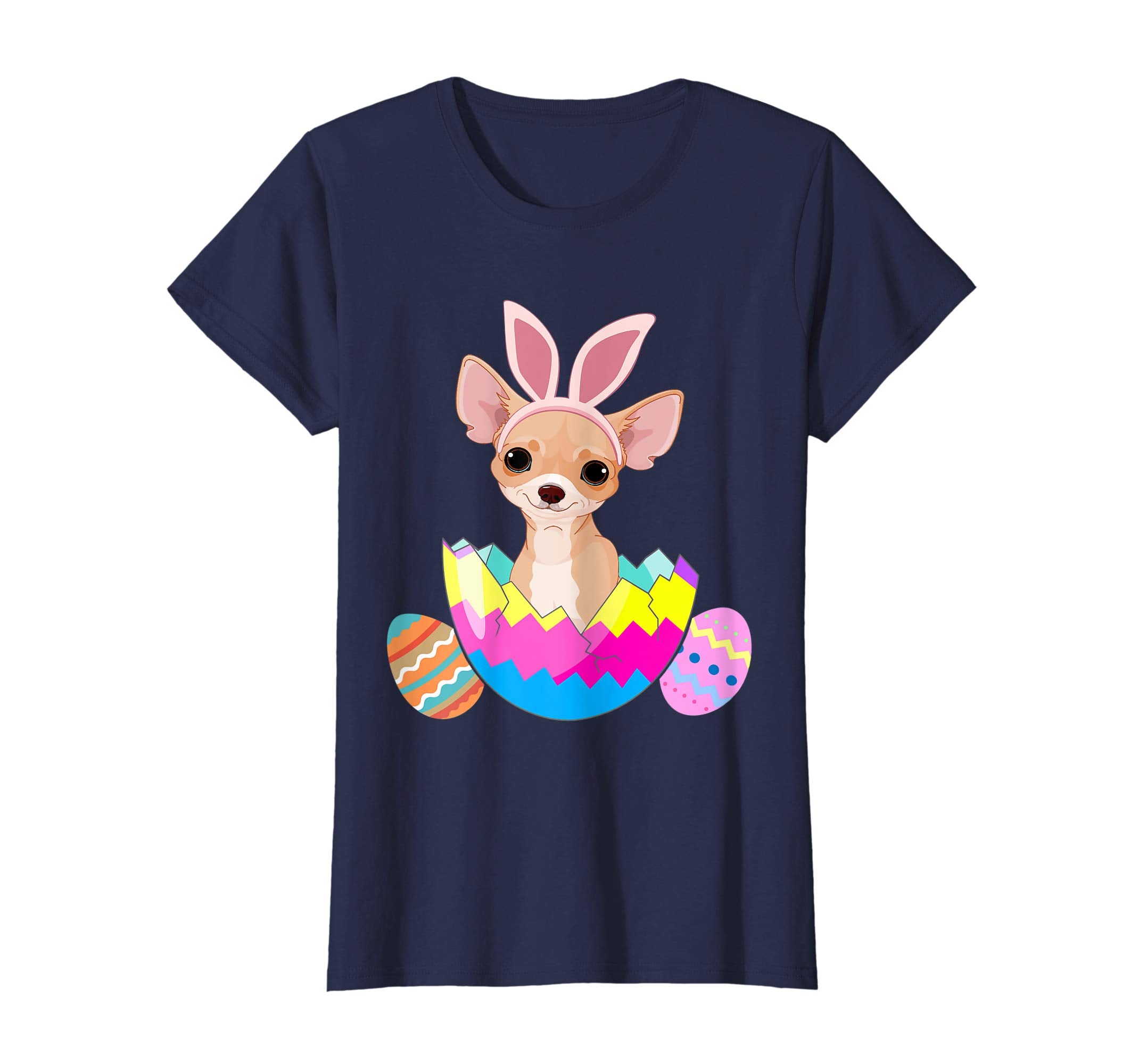 Chihuahua Wearing Easter Bunny Ears Funny Chihuahua T Shirt