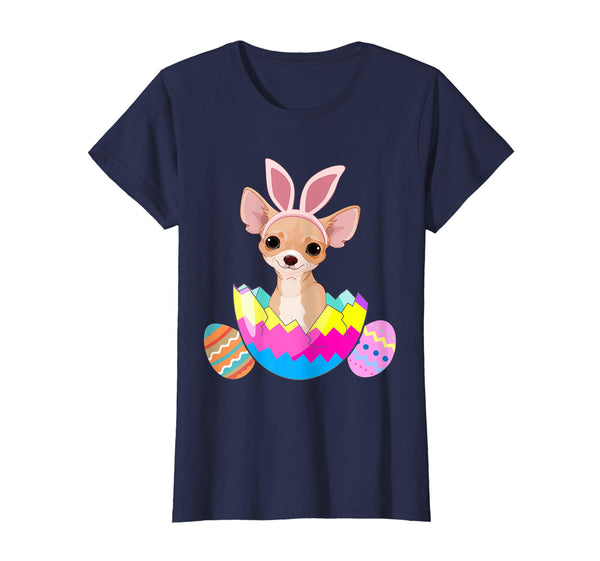 Chihuahua Wearing Easter Bunny Ears Funny Chihuahua T Shirt