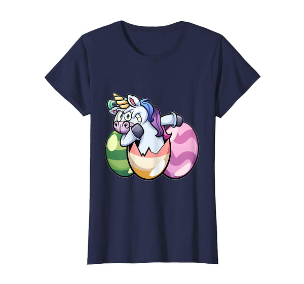 Easter Shirts For Kids Girls Dabbing Unicorn Shirt Gift