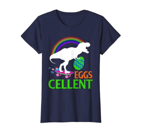 Eggs Cellent T Shirt T Rex Dinosaur Easter Bunny Egg teeKids