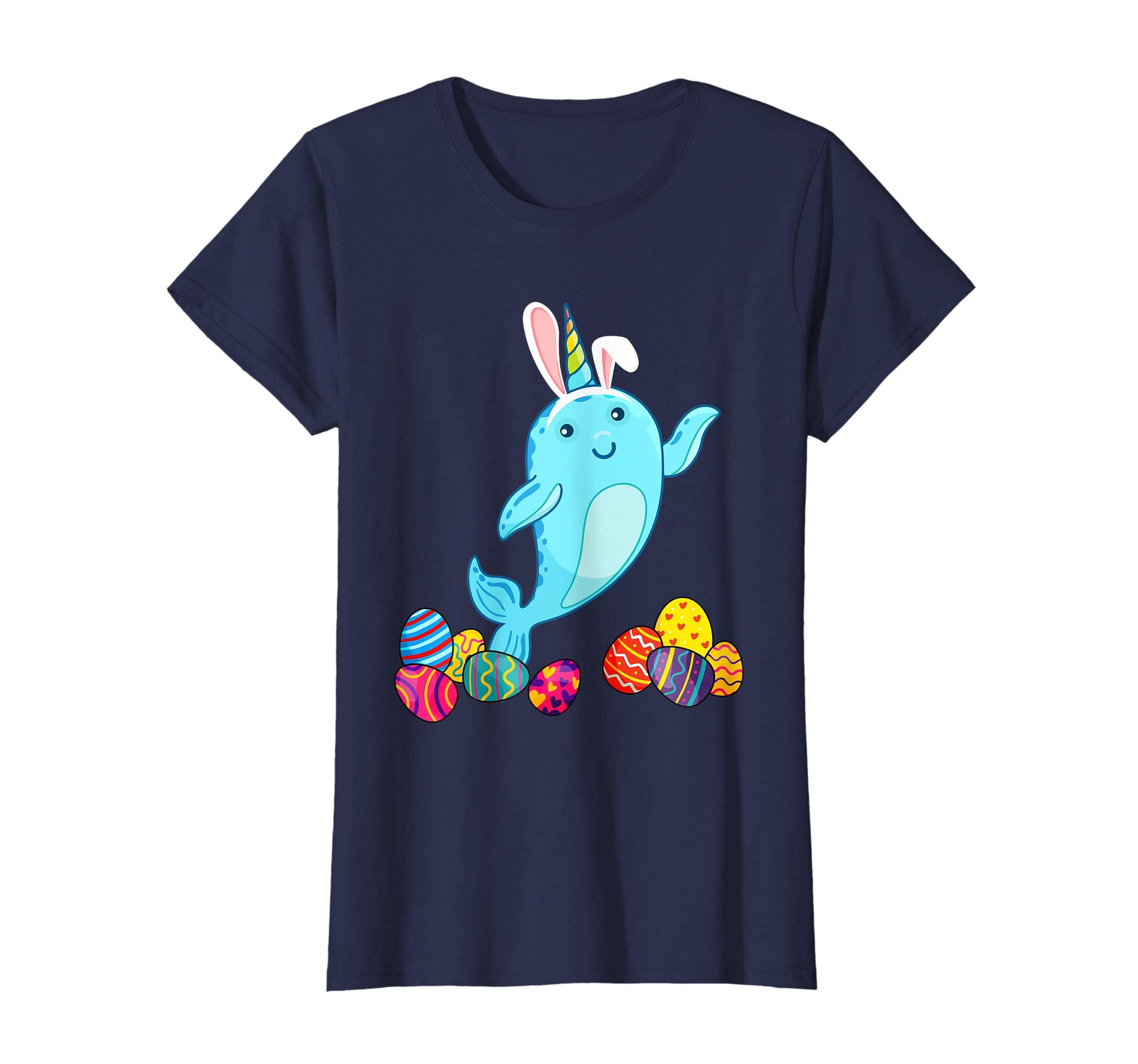 Narwhals Bunny Ear With Egg Easter Easter Day Shirt