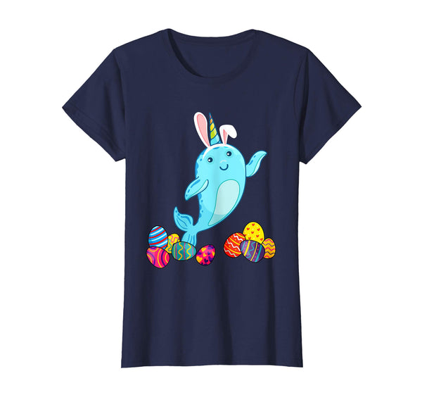 Narwhals Bunny Ear With Egg Easter Easter Day Shirt