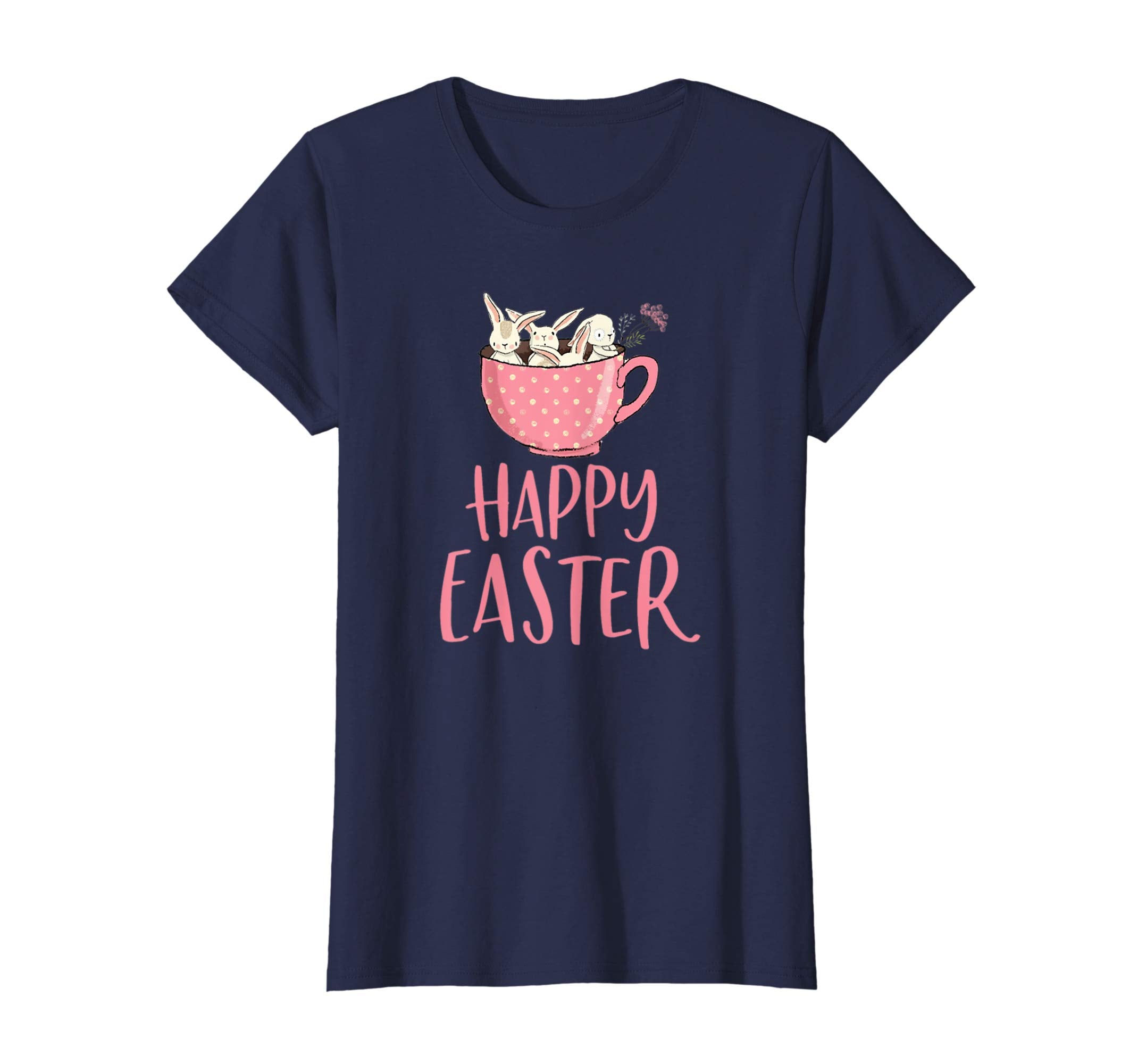 Tee-Happy Easter day Cute Bunnies t shirt