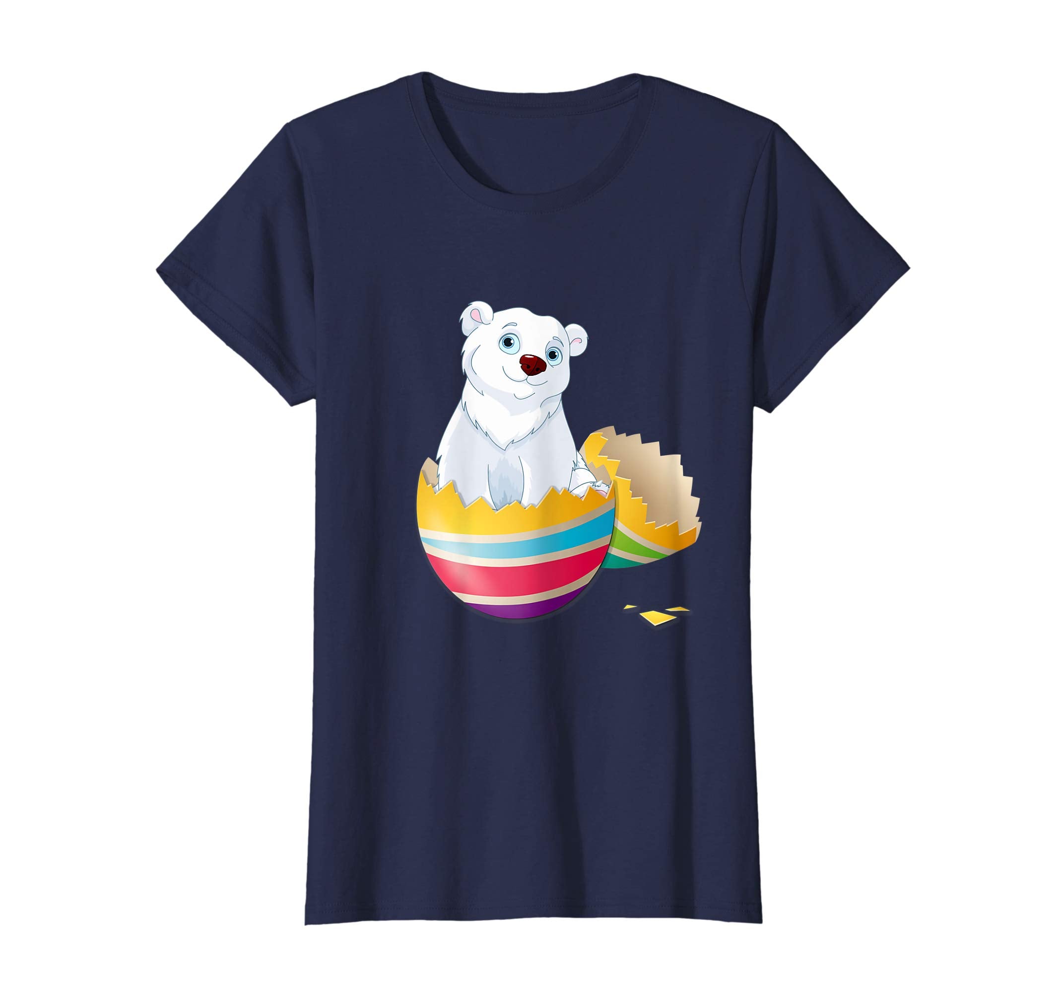 Baby Polar Bear Hatching From Easter Egg Easter Day Shirt