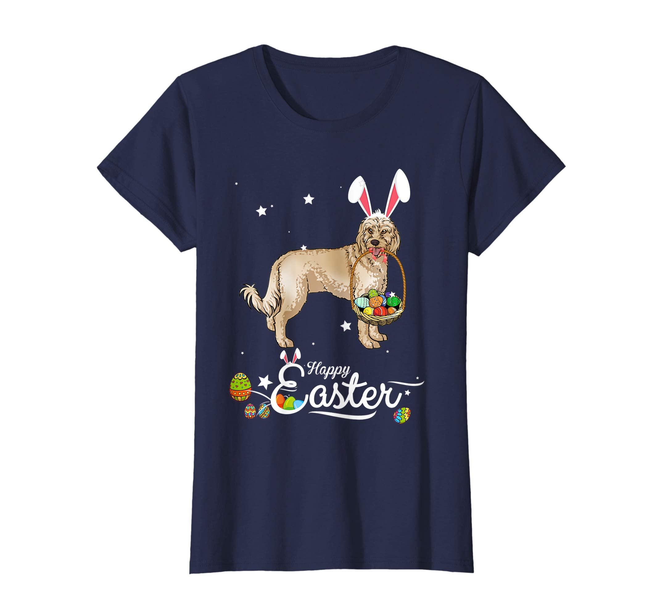 Cockapoo Dog With Bunny Hat Easter Costume T Shirt