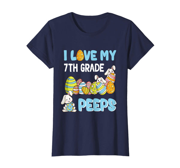 I Love My 7th Grade Peeps T-Shirt Easter Day Gift