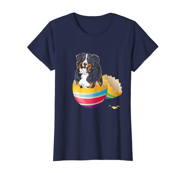 Bernese Mountain Hatching From Easter Egg Easter Day Shirt