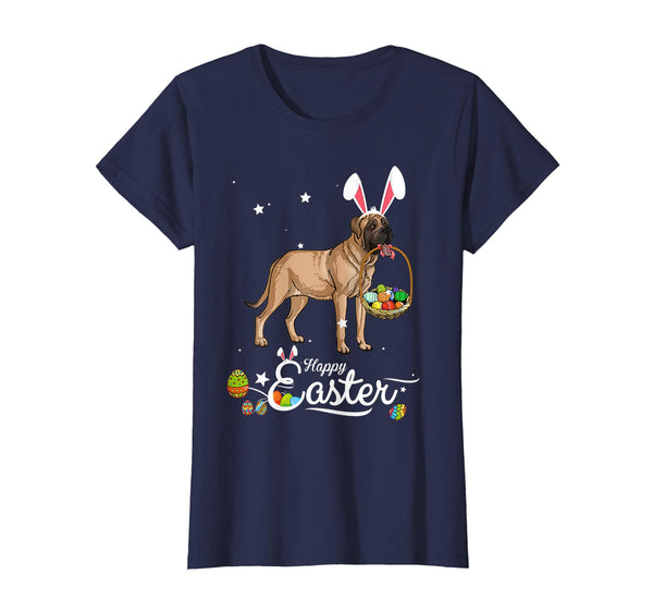 Mastiff Dog With Bunny Hat Easter Costume T Shirt