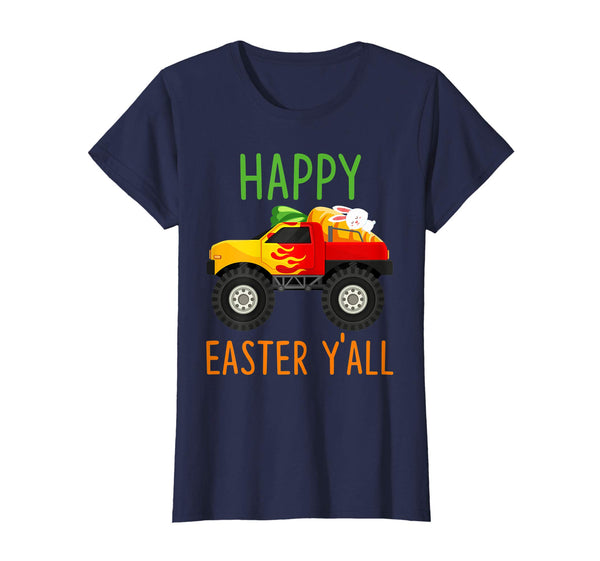 Monster-Truck Happy-Easter-Y'all T-shirt Hunting-Season-Egg