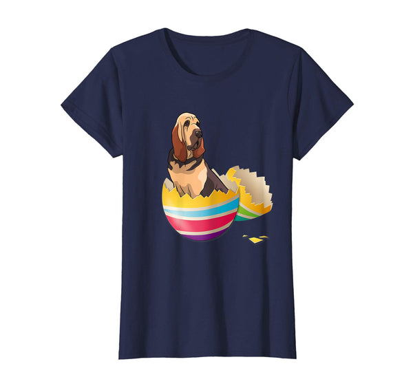 Bloodhound Hatching From Easter Egg Easter Day Shirt