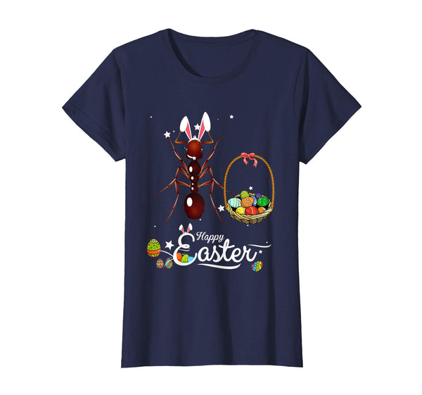 Cute Easter Ant with Bunny Ears and Eggs T Shirt