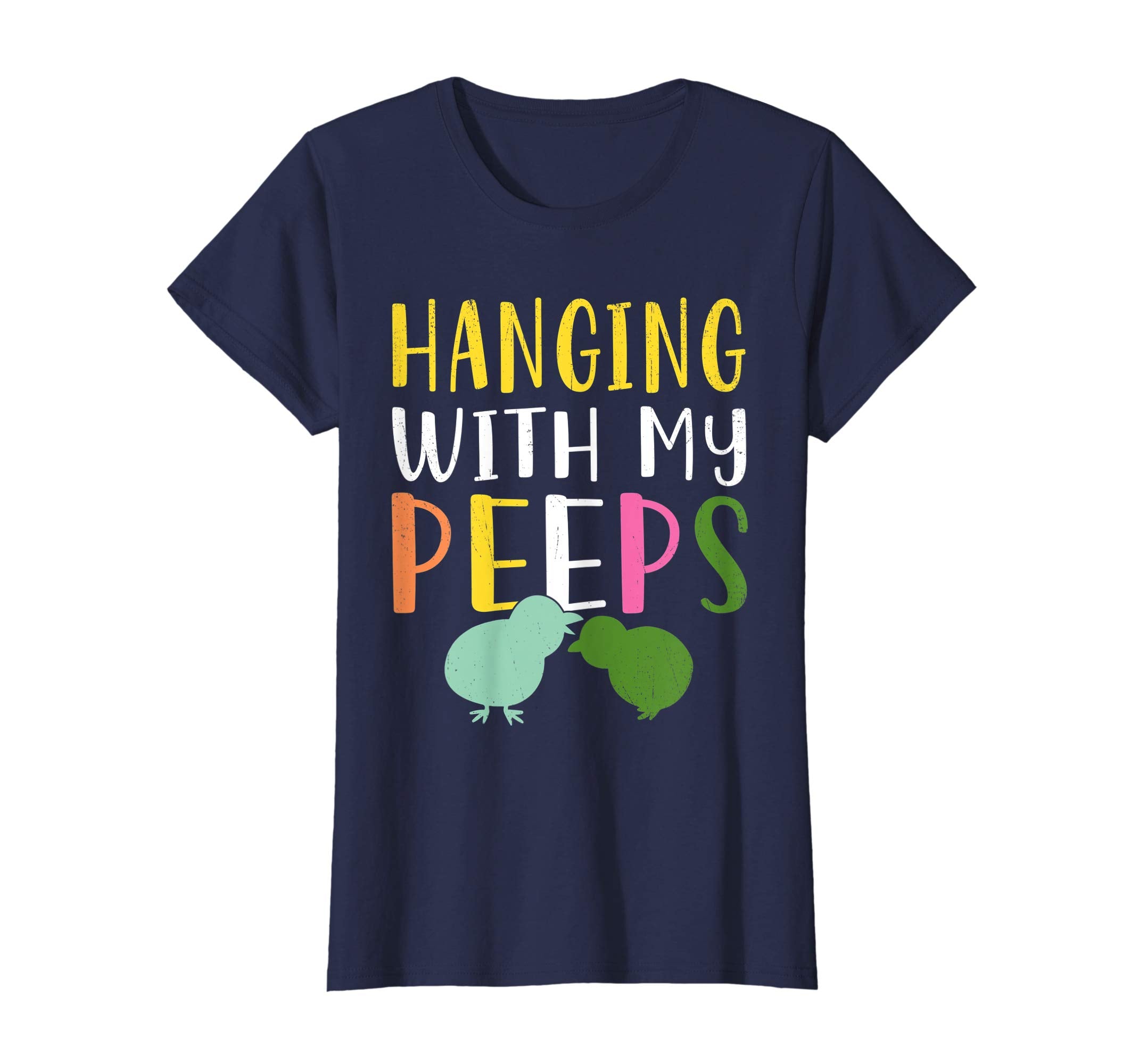 Kids Hanging With My Peeps Shirt Easter Egg Hunt T-shirt