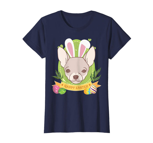 Bunny Chihuahua Dog Easter Day Lovers T-Shirt Egg Hunting