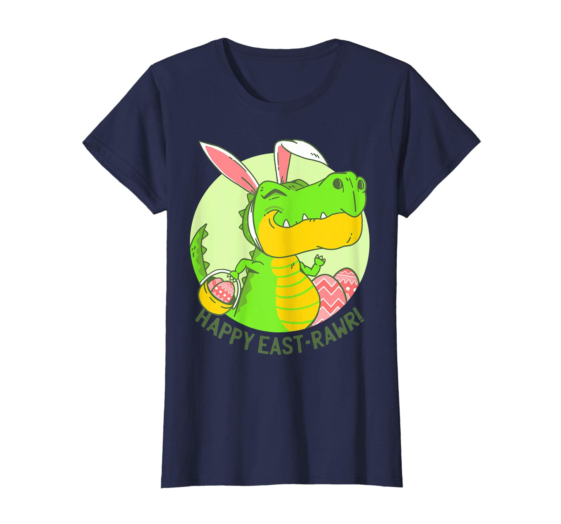 Easter T rex Shirt Eggs Happy Eastraw Kids Boys Tshirt