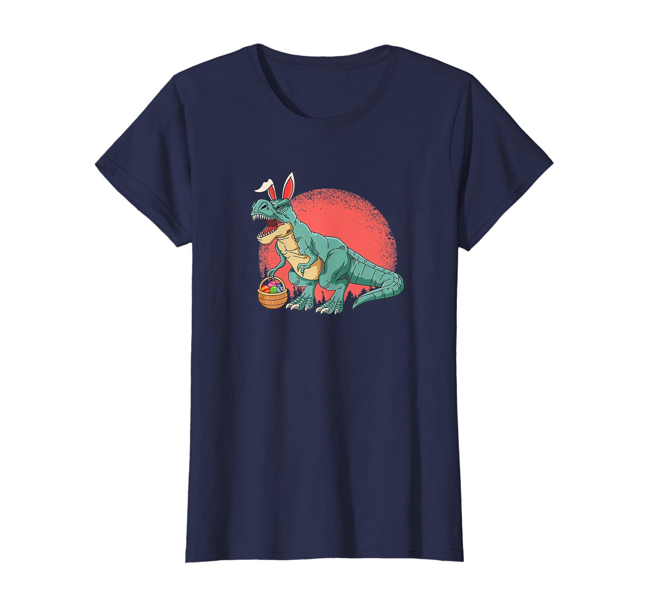 Easter Bunny T-Rex T-Shirt Funny Dinosaur