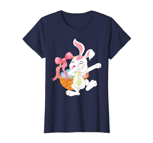 Cute Bunny Dab Dabbing Around The Easter Eggs T-Shirt Lovely