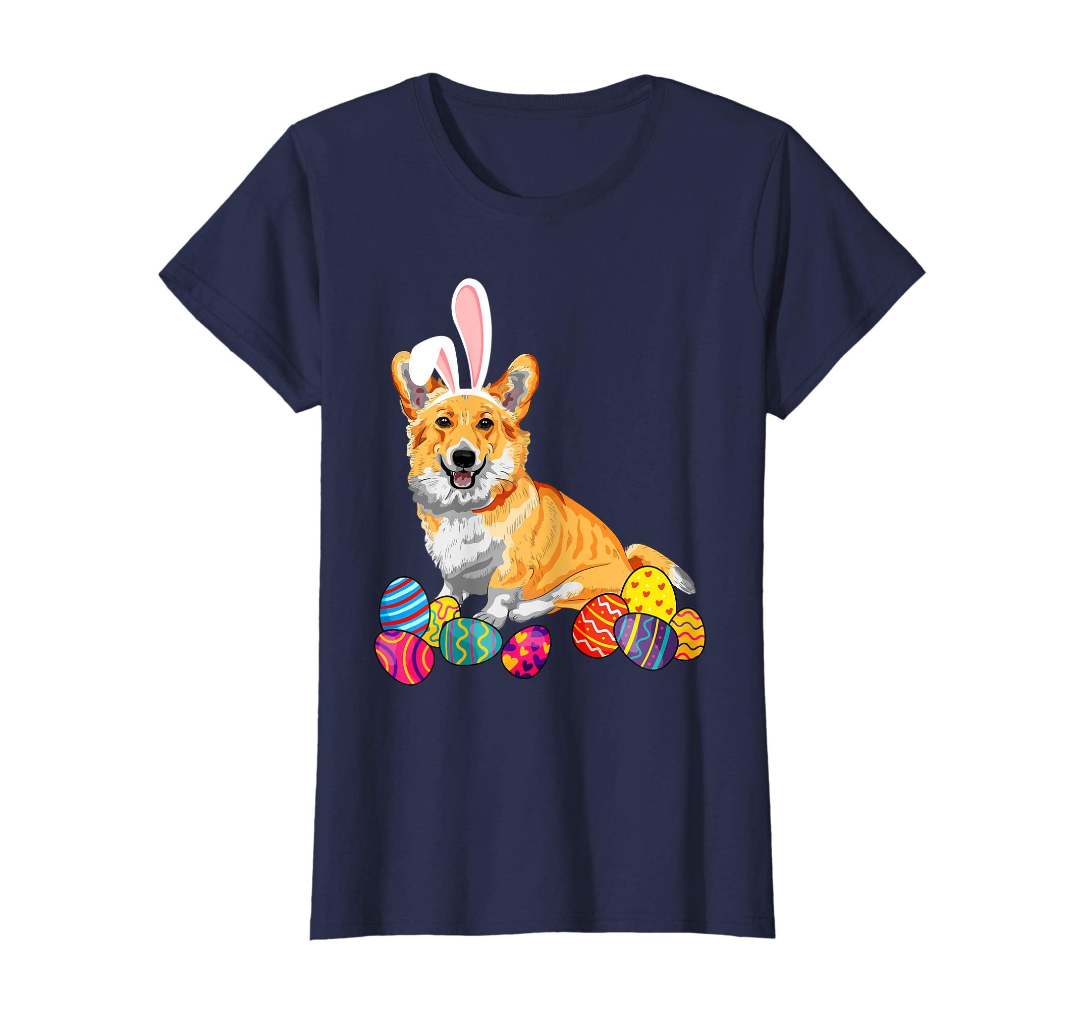 Corgi Bunny Ear With Egg Easter Easter Day Shirt