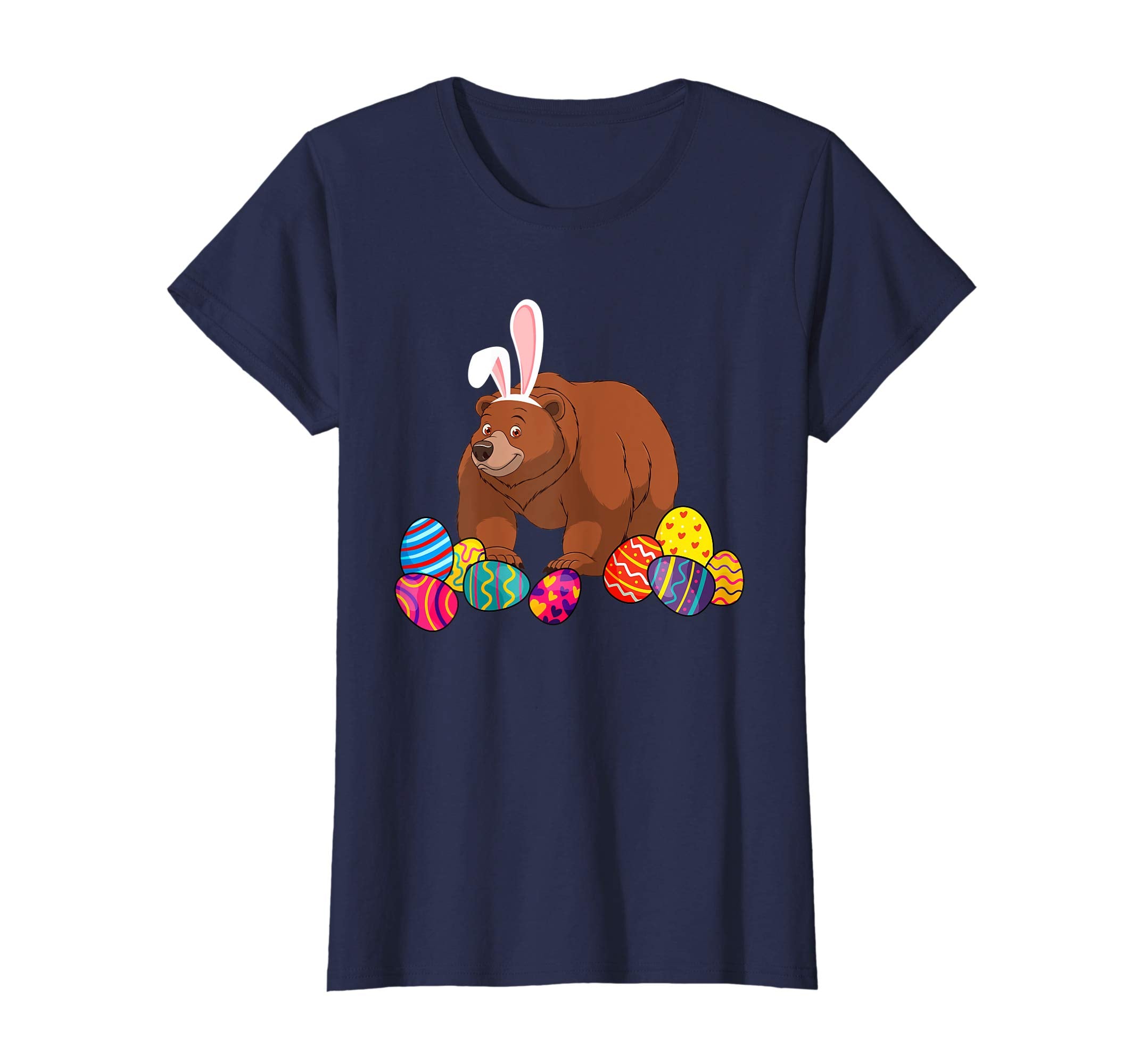 Bear Bunny Ear With Egg Easter Easter Day Shirt