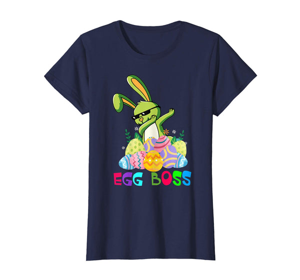 Cute Dabbing Egg Boss-Easter Bunny T Shirt For Kids