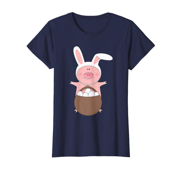 Easter pig with rabbit ears Easter egg T-shirt