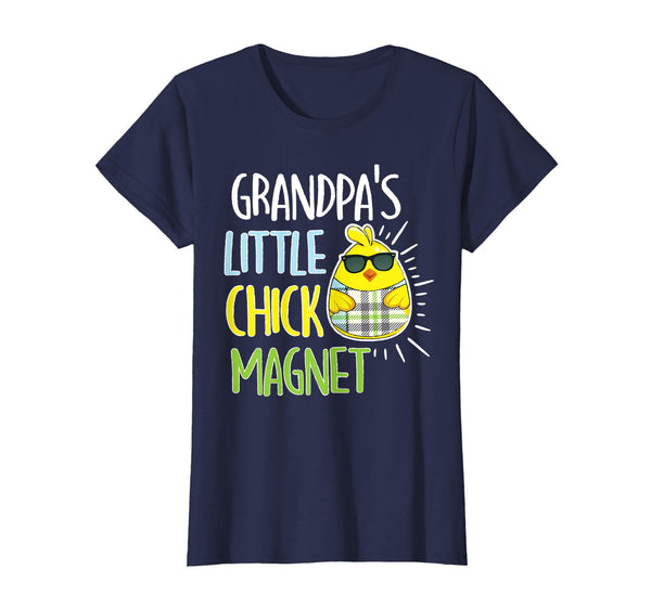 Grandpa's Little Chick Magnet Easter Shirt for Boys Egg Hunt