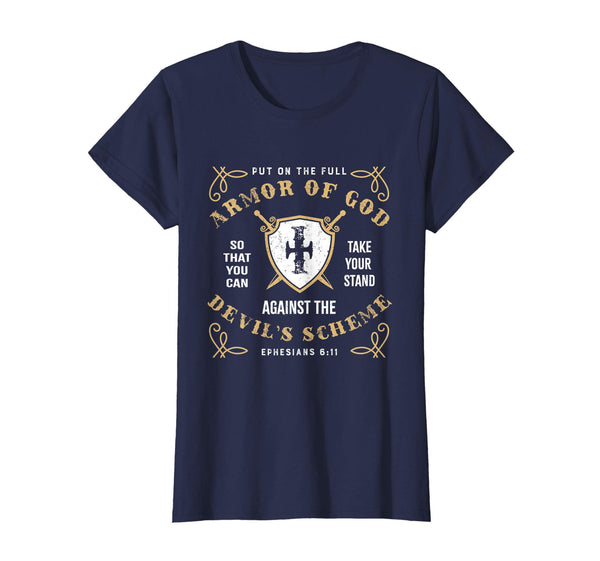 Armor of God T Shirt Bible Christian Faith Easter Gift