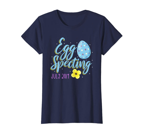 Eggspecting a Baby T Shirt Pregnant Mom Easter Egg July 2019