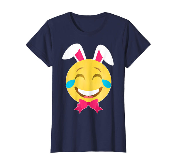 Smile Emotion Girl Face Bunny Rabbit Happy Easter Day Shirt