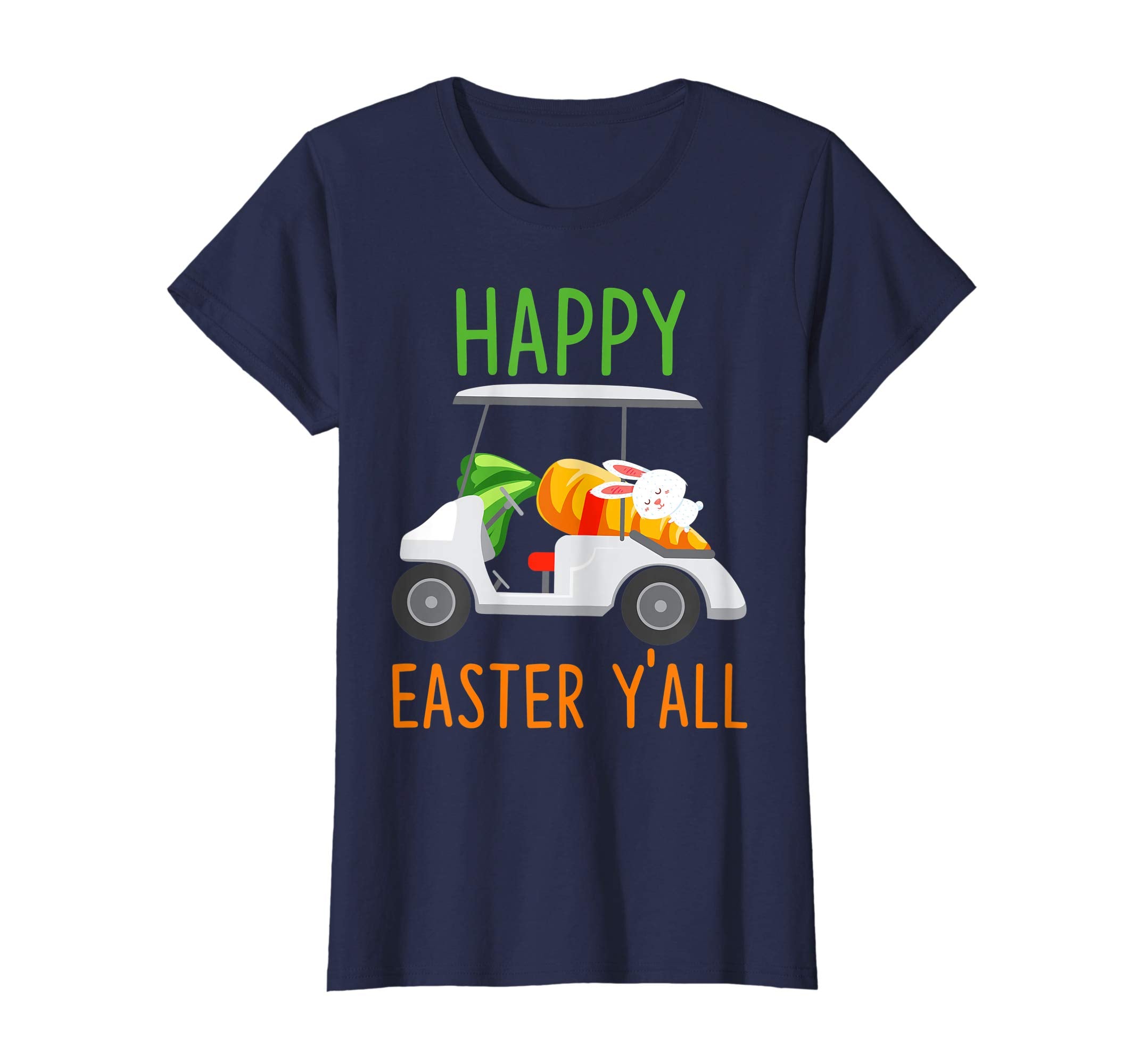 Golf-Cart Happy-Easter-Y'all T-shirt Hunting-Season-Egg