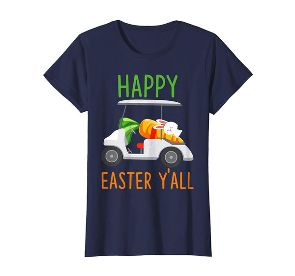 Golf-Cart Happy-Easter-Y'all T-shirt Hunting-Season-Egg