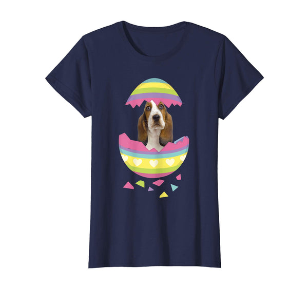Basset Hound Easter Egg T-Shirt Dog Lover
