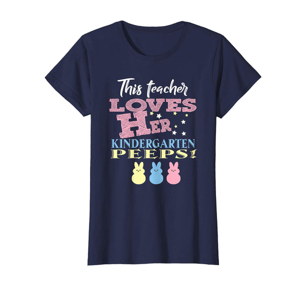This Teacher Loves Her Kindergarten Students Easter T-Shirt
