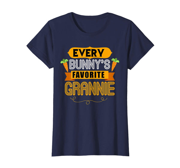 WOMEN'S EVERY BUNNYS FAVORITE GRANNIE SHIRT CUTE EASTER GIFT