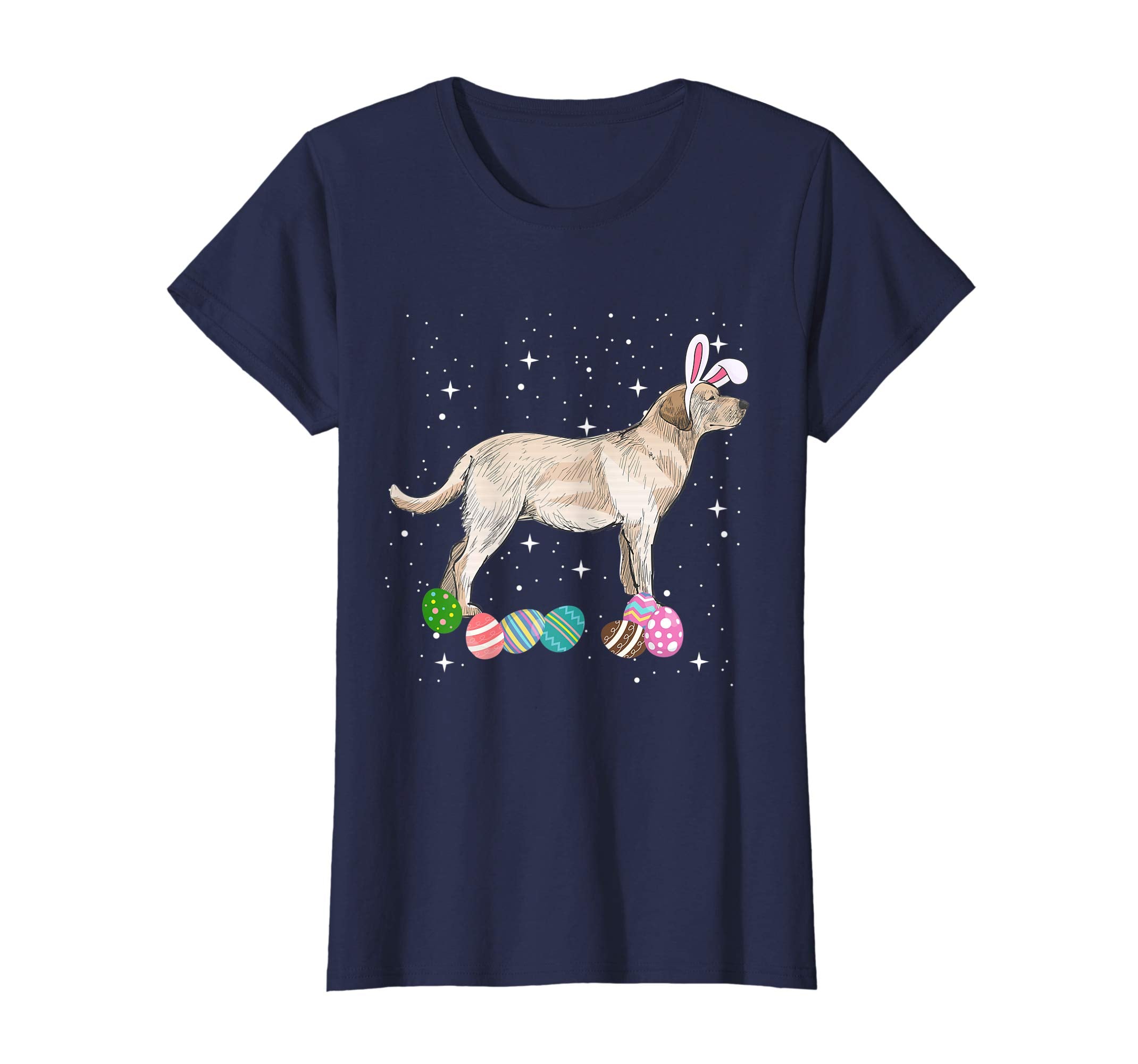 Labrador Retriever Dressed As Easter Bunny Rabbit Ears Shirt