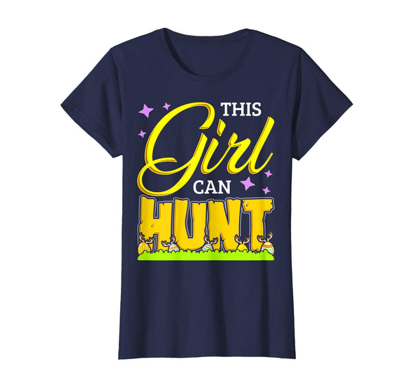Easter Hunting T Shirt This Girl Can Hunt Eggs Season Gift