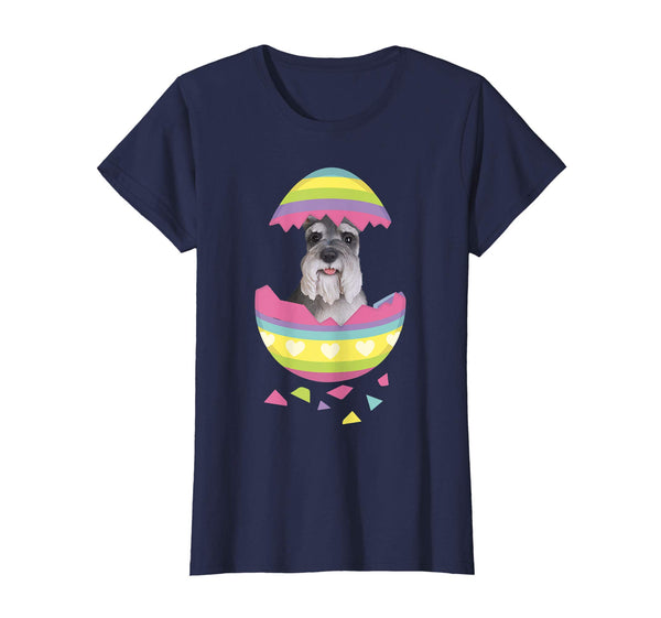 Schnauzer Easter Egg T-Shirt Dog Lover