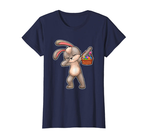 Dabbing Easter Bunny With Basket Of Eggs T-Shirt