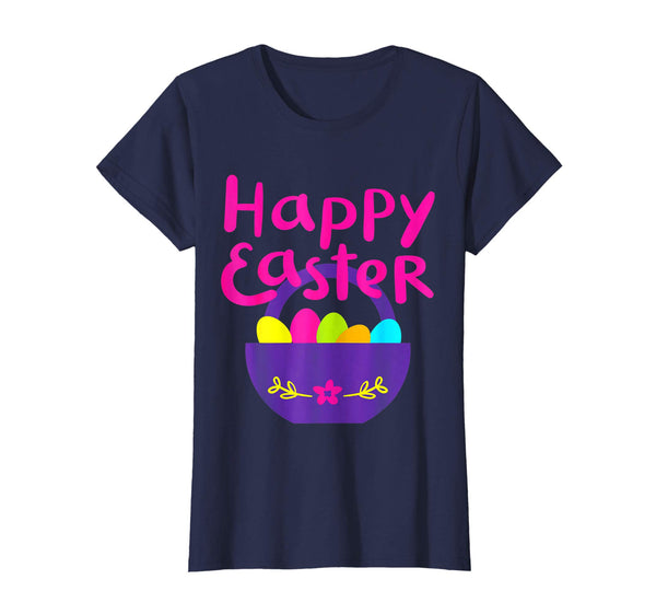 Happy Easter Shirt Colorful Eggs tee